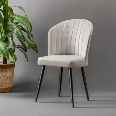 Produktbild von Skye Decor, Rubi - Cream, Stuhlset (4 Stück), Creme, 100 % MDF, 52 x 42 x 85 cm