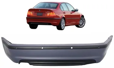 Obrázek produktu pro Zadní nárazník pro BMW řady 3 E46 4D Sedan 1998-2004 M-Technik vzhled PDC otvory.