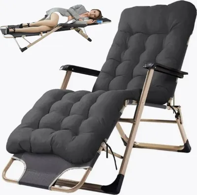 Produktbild von GARDINA® ORLANDO - Sonnenliege Garten LiegeStuhl klappbar mit Kopfkissen  Relaxliege mit 3-fach Verstellung