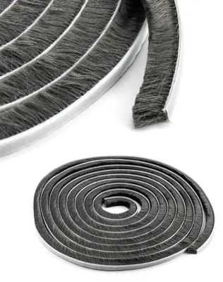 Zdjęcie produktu dla Listwa uszczelniająca do drzwi - Samoprzylepna - 9 mm x 15 mm - Czarna - 5 m