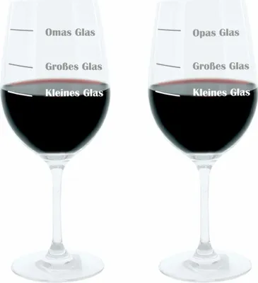 Obrázok produktu pre Leonardo Wine Glass XL, pohár pre babičky a dedkov, sada 2 kusov, darčekový pohár s vtipným gravírovaním, pohár na víno Mood, 610 ml