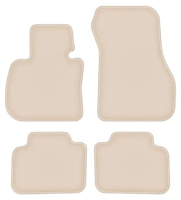 Produktbild von DURBAN Beige Velours-Fußmatten-Set für BMW 2 F45 Active Tourer (2015-)