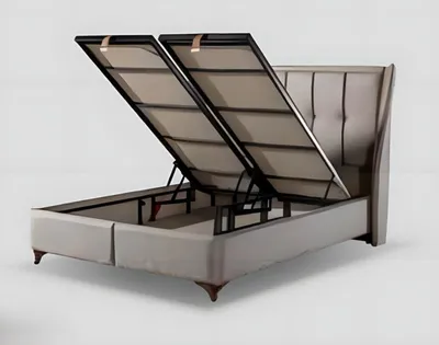 Immagine prodotto di Struttura letto beige, 180x200 cm, struttura in legno, moderno, camera da letto