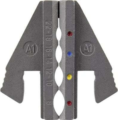 Immagine prodotto di TOOLCRAFT PLE-0A1 Crimping Bits Heatshrink terminals Crimp area: 0.5 up to 10 mm² Suitable for brand (pliers): TOOLCRAFT PZ-500