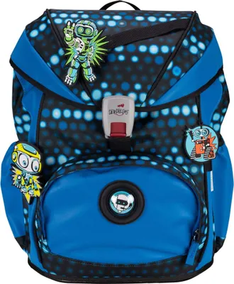 Produktbild von DerDieDas ErgoFlex Light Superflash Blue Robot Schulranzenset 5-teilig