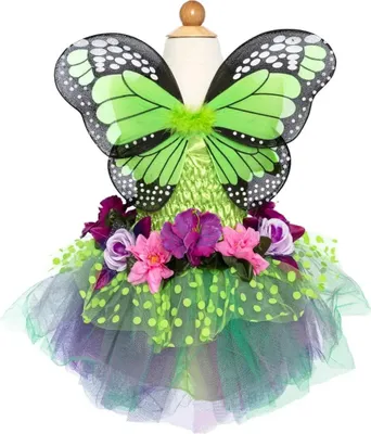 Produktbild von Feenkleid grün mit Flügeln, für ca. 5-6 Jahre