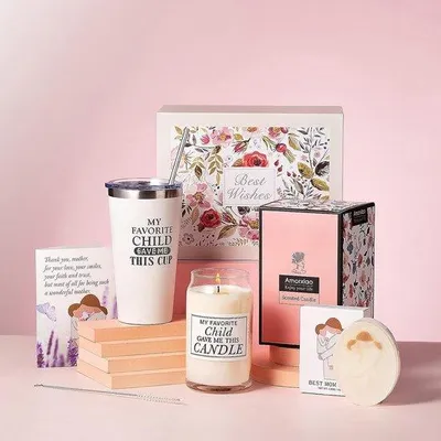 Immagine prodotto di Set regalo Famanu con candele profumate per donne - confezione da 12