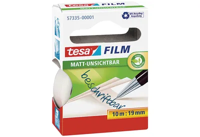 Immagine prodotto di TESA 39191080 film matt-unsichtbar, beschriftbar, Bandgröße (L x B):... transparent – 10er Vorteilset