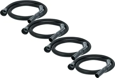 Produktbild von vhbw 4x Ersatz Schlauch Ersatz für Nilfisk VA80400 für Staubsauger - Flexibel, 2 m, Handgriff