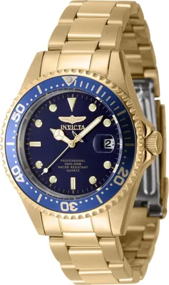 Produktbild von Invicta Pro Diver 8937OB Herren Uhr - Quartz Bewegung - Edelstahl mit Blauem Zifferblatt - 38 mm