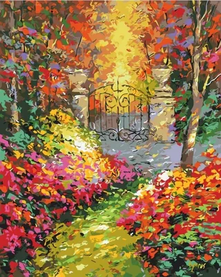 Produktbild von Malen nach Zahlen BRUSHME 40 x 50 cm Herbstpark