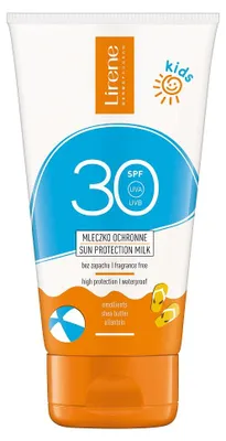Produktbild von Lirene Kindersonnenschutzmilch SPF30, 150 ml - Effektiver UV-Schutz für empfindliche Haut