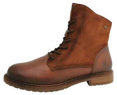 Zdjęcie produktu dla 2. Buty damskie, botki sznurowane, kolor brązowy