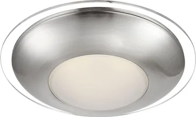 Produktbild von LED Deckenleuchte, Chrom, satiniert, rund, D 26 cm