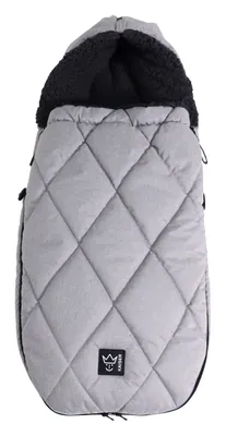 Zdjęcie produktu dla Kaiser, 65763323 Thermo Sherpa Fleece Universal Kinderwagen Fußsack XL TOO, jasnoszary melanż