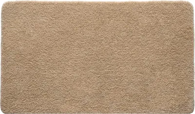 Image de Tapis de bain antidérapant, absorbant, 70x120 cm, beige, pour salle de bain