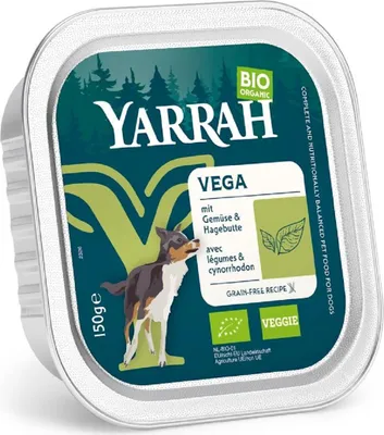(DLA PSA) KARMA - VEGA Z OWOCAMI DZIKIEJ RÓŻY BIO 150 g - YARRAH