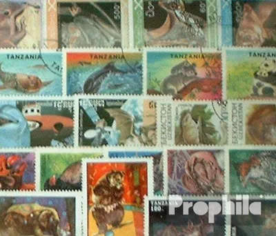 Produktbild von Briefmarken Motive 50 verschiedene Wildtiere Marken