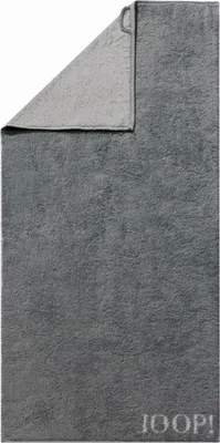 Produktbild von JOOP! Duschtuch Classic Doubleface 1600 Farbe anthrazit Größe 80x150 cm
