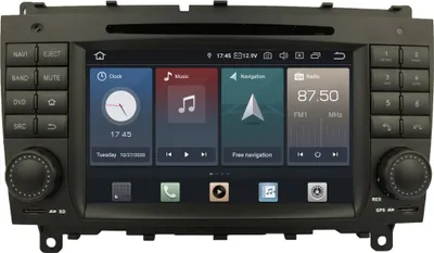 Produktbild von Für Mercedes CLK W209 7" Touchscreen Android Autoradio DVD CarPlay Navigation