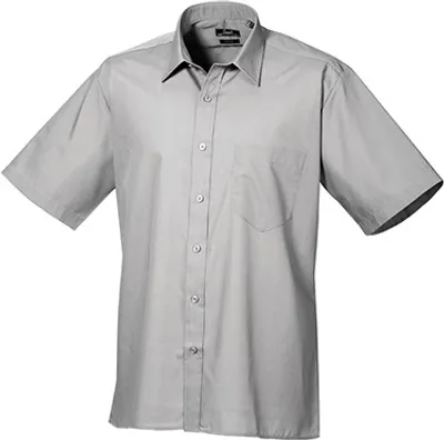 Immagine prodotto di Camicia a maniche corte in popeline da uomo
