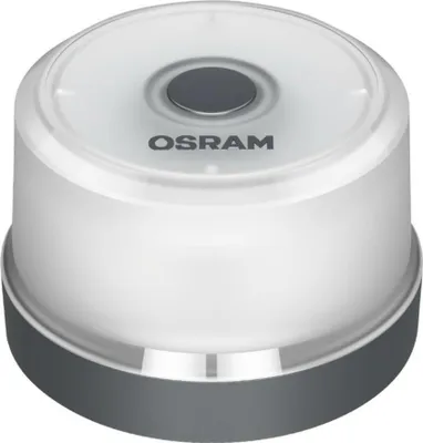 A product shot of a portable workshop lamp.
