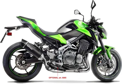 Produktbild von LeoVince 14039 czarny wsuwany układ wydechowy zatwierdzony dla KAWASAKI Z 900 A2