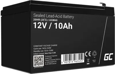 Produktbild von Green Cell Akumulator Żelowy Agm48 12V 10Ah