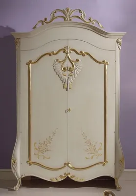Produktbild von Casa Padrino Luxus Barock Schlafzimmerschrank Creme / Gold - Prunkvoller Barock Kleiderschrank - Luxus Schlafzimmer Möbel im Barockstil - Edel & Prunkvoll - Luxus Qualität - Italy