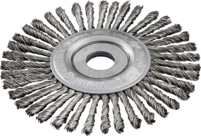 Produktbild von Metabo Rundbürste 125x0,5x6 /22,23 mm, Stahl, gezopft