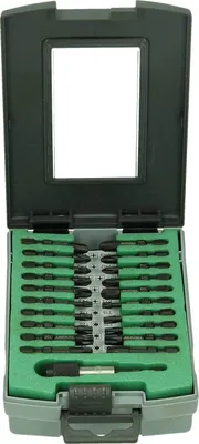 Produktbild von HiKOKI Bit-Set 1/4“ 751190 Schlagfest, Bitsatz, Bit-Sortiment, 38mm Länge, Lange Lebensdauer, 21-teilig