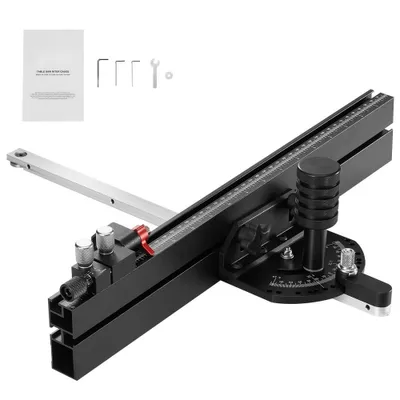 Immagine prodotto di Guida obliqua di precisione - per seghe circolari da banco - con scanalatura standard - 3/4'' x 3/8'' di pollice - griglia 18''