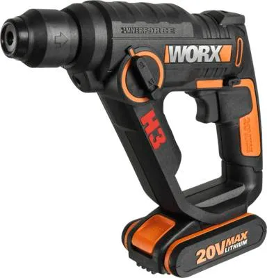 Obrázek produktu pro Aku vrtací kladivo Worx 20V WX390.1 SDS plus včetně aku