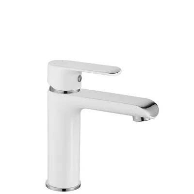 Zdjęcie produktu dla Bateria Umywalkowa REA BLOOM Biały Chrom Niska