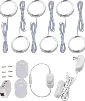 Obrázok produktu pre Stmievateľné LED žiarovky - osvetlenie pod skrinku - 6 kusov - denná biela