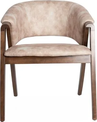 Obrázek produktu pro Esszimmer Stühle Holz Luxus Sessel Stuhl Braun Lehnstuhl Wohnzimmer Möbel
