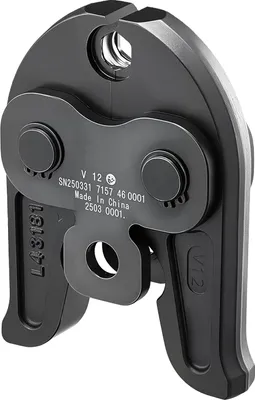 Immagine prodotto di SucceBuy V12 pinza per pressatura con ganascia da 12 mm adatta per tubi a V in acciaio inossidabile