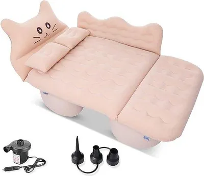 Produktbild von Famanu Auto-Luftbett Faltbar - 120x80x35 cm - Mit Luftpumpe