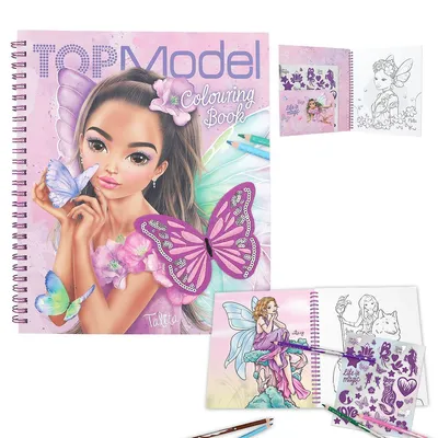Produktbild von DEPESCHE Top Model Malbuch mit Paillette 0