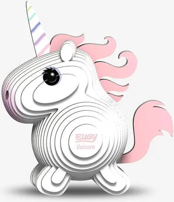 Produktbild von EUGY - 3D Bastelset Einhorn