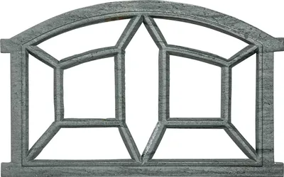 Produktbild von Fenster grau Stallfenster Eisenfenster Scheunenfenster Eisen 64cm Antik-Stil (n)