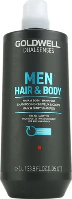 Produktbild von Goldwell Dualsenses Men Hair & Body Shampoo All Hair 1000 ml