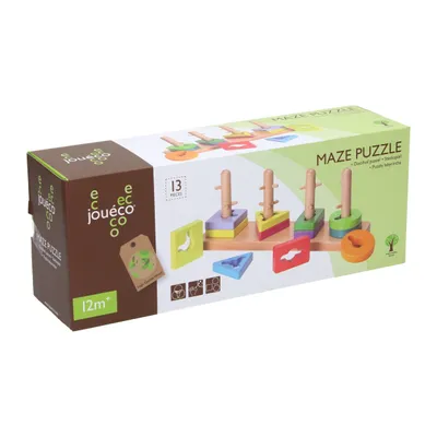 Obrázok produktu pre Drevená skladačka Puzzle 12m+