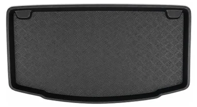 Zdjęcie produktu dla Mata do bagażnika do Kia Picanto II 2011-2017 (standardowy bagażnik) – czarne, dopasowane