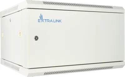 Image de Extralink Armoire Rackmount 6U 600x450 ASP Gris montage mural, porte métallique