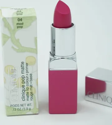 Produktbild von Clinique Pop Matte Lip Colour + Primer, Pink, Mod Pop, 1 Farben, Glättend, Matte, Creme