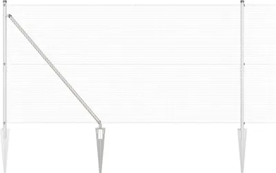 Obrázek produktu pro vidaXL Drátěný plot s hroty 50 x 1,2 m (š x v)