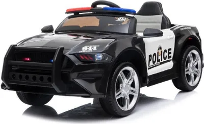 Obrázek produktu pro Dětské vozidlo - Elektrické auto "Police Design -07" - 12V7AH baterie, 2 motory - 2,4Ghz dálkové ovládání, MP3