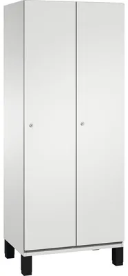 Produktbild von C+P Umkleidespind 4510022S10028 Füße 2Abteile B800mm lgr/lgr