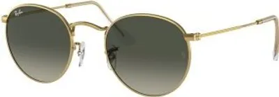 Zdjęcie produktu dla Ray-Ban ROUND METAL, Dorosły, Uni , Okrągły, Okrągły, Oprawki pełne, Złoto